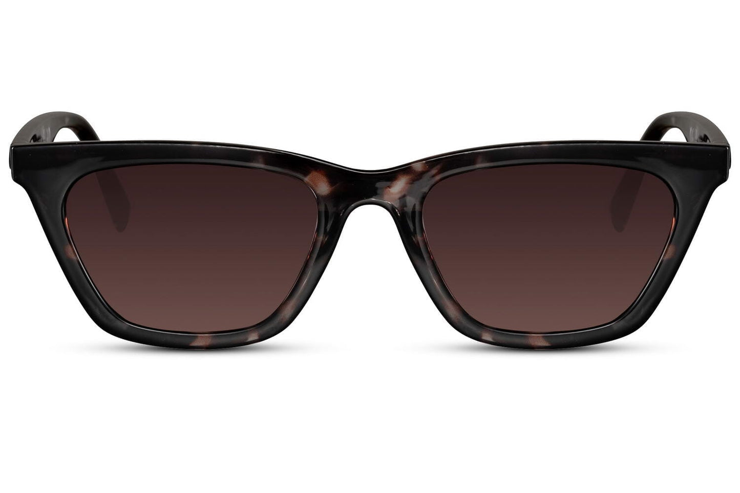Flat topped sunglasses. Dark lenses. Eco product made from 100% eco products.