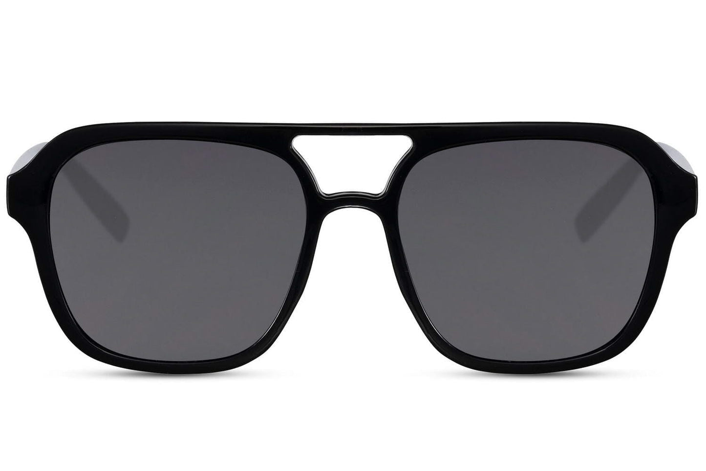 Acetate aviators. Black frames and black lenses. UV400 protected.