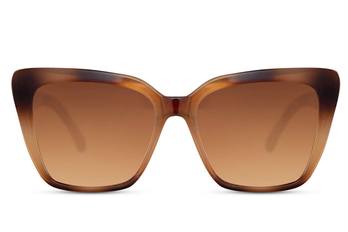 Pointy cat eye sunglasses. UV400 protected. Eco recycled plastic frames.
