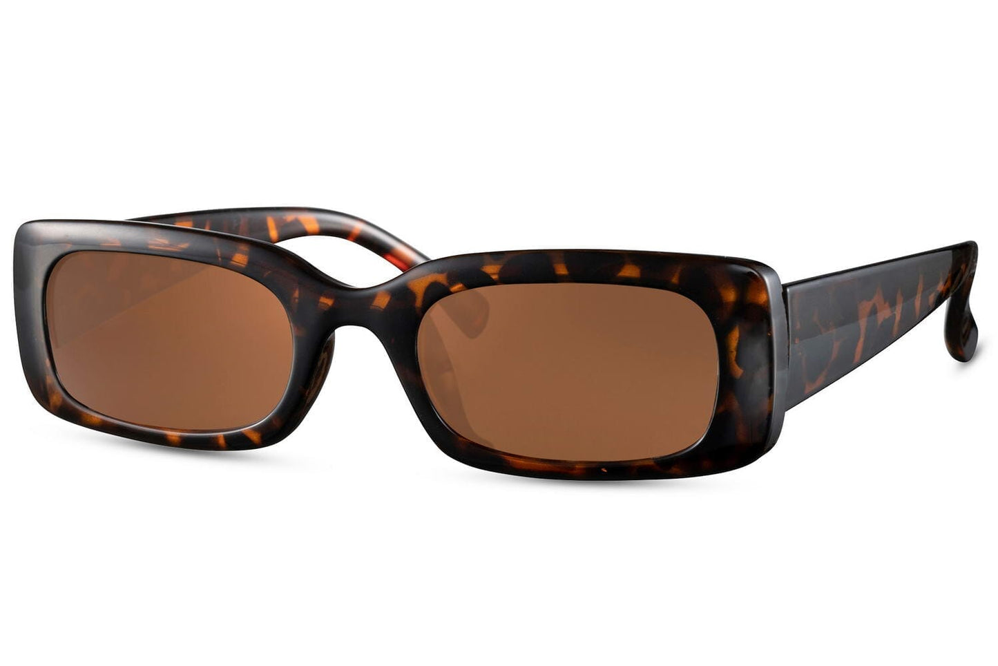 Rectangle shades. UV400 protected. Thick acetate lenses.