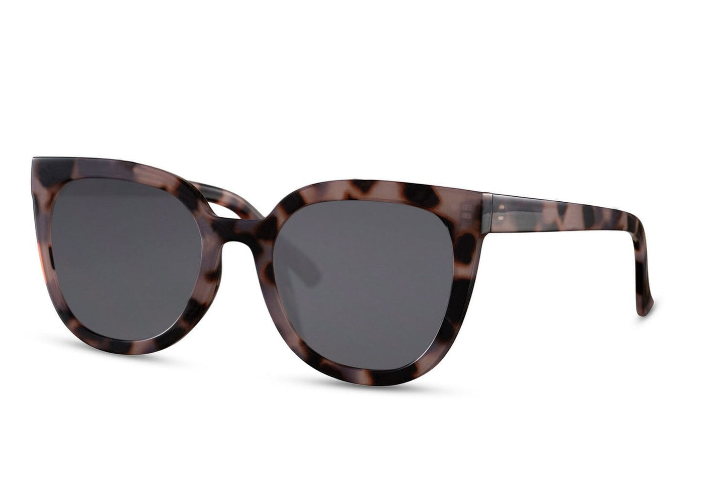 Tortoiseshell cat eye sunglasses. UV400 protected.