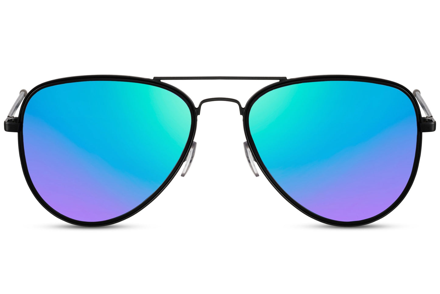 Aviator sunglasses blue lens