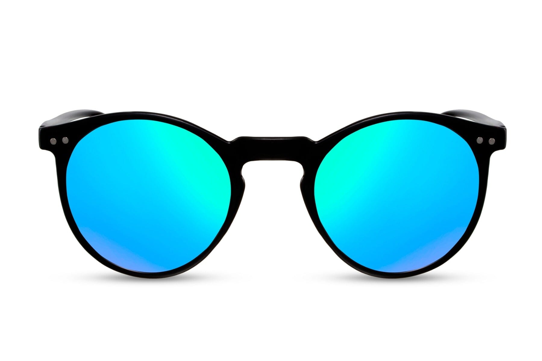 blue lens black frame sunglasses. Uv400 protected.