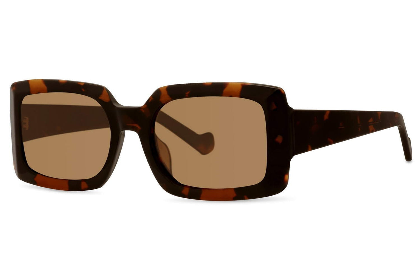 Brown frame sunglasses. UV400 protected.