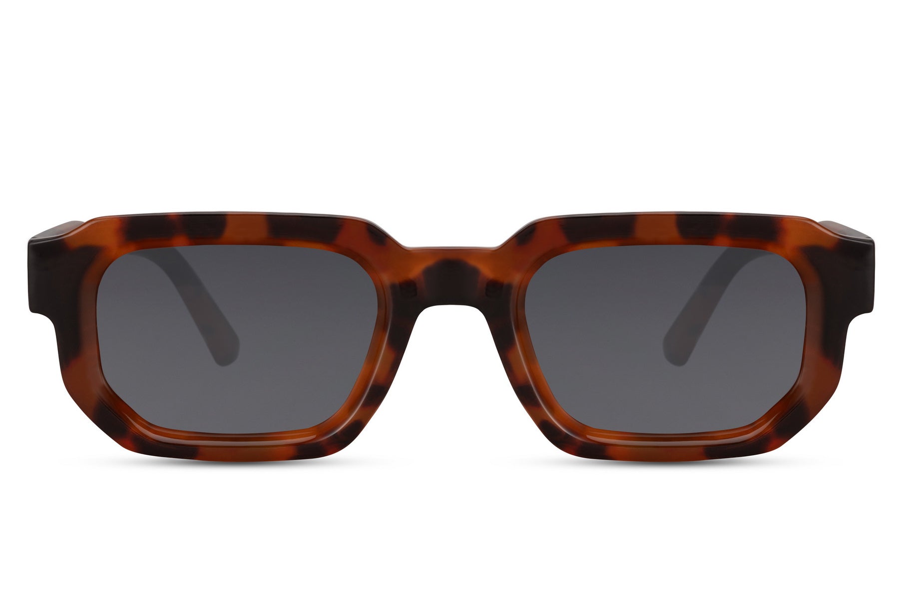 Brown square sunglasses womens. UV400. made from recycled plastics. 