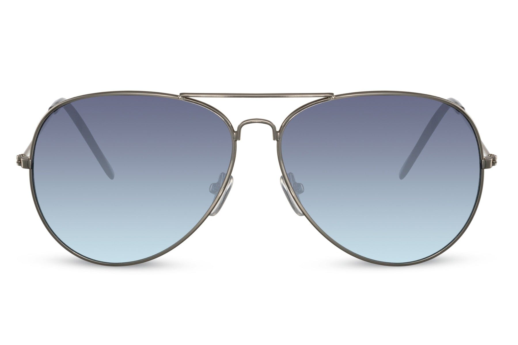 fashionable aviatot sunglasses. Blue lenses. Uv400 protected.