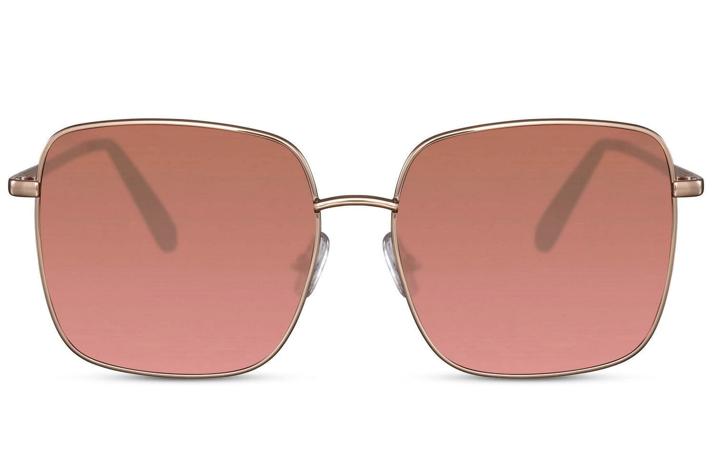 Gold frame sunglasses. Brown lenses. Gold frames.  Sqaure UV400 protected.