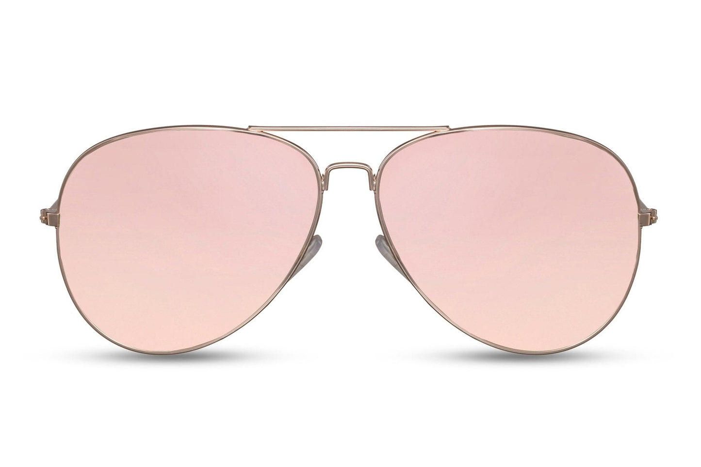 light pink aviators. UV400 protected.  Made from Recycled materials.