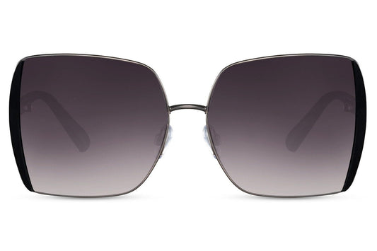 Metal square sunglasses. UV400 protected.