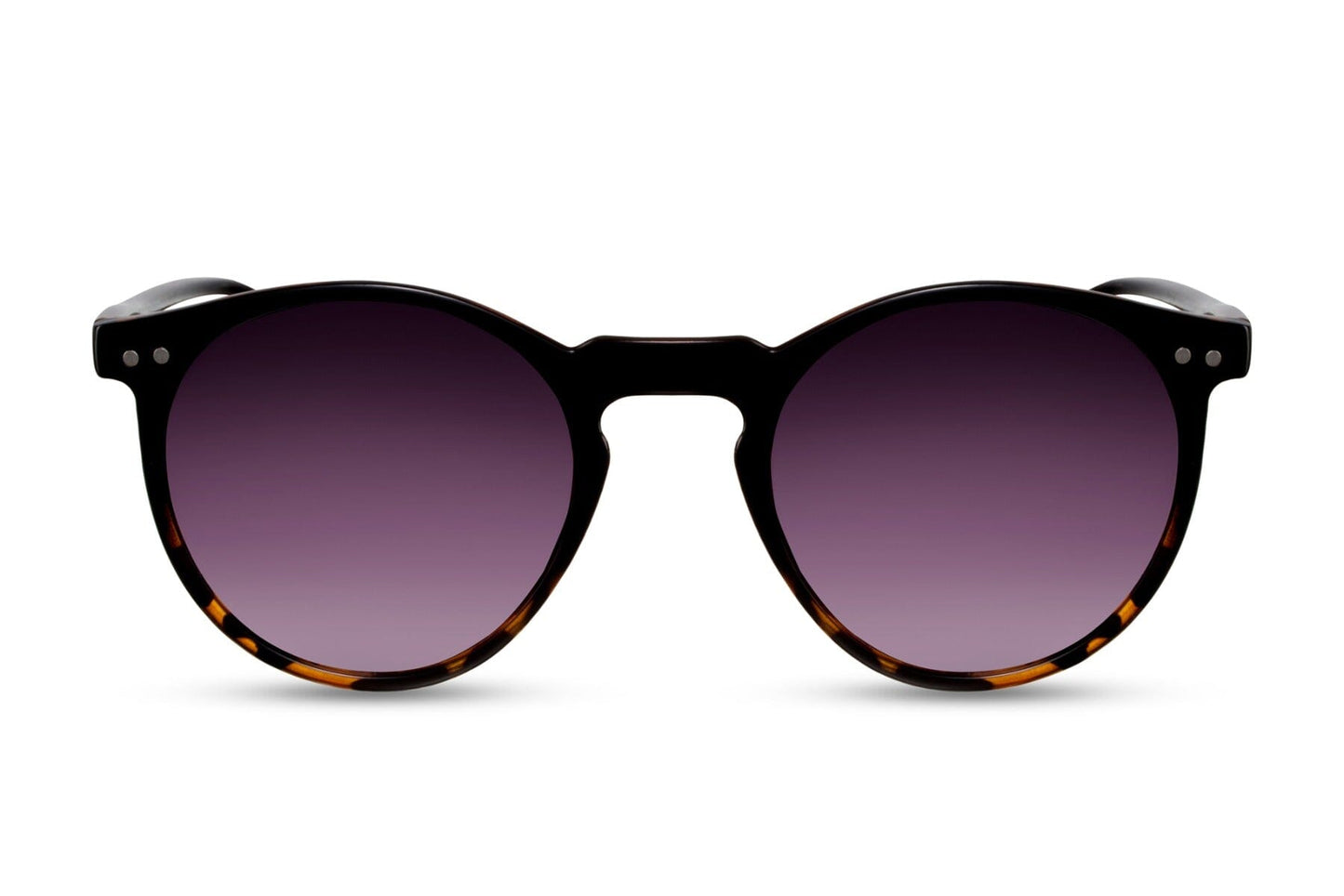 Purple lens tort frames. Uv400 protected. Recycled.