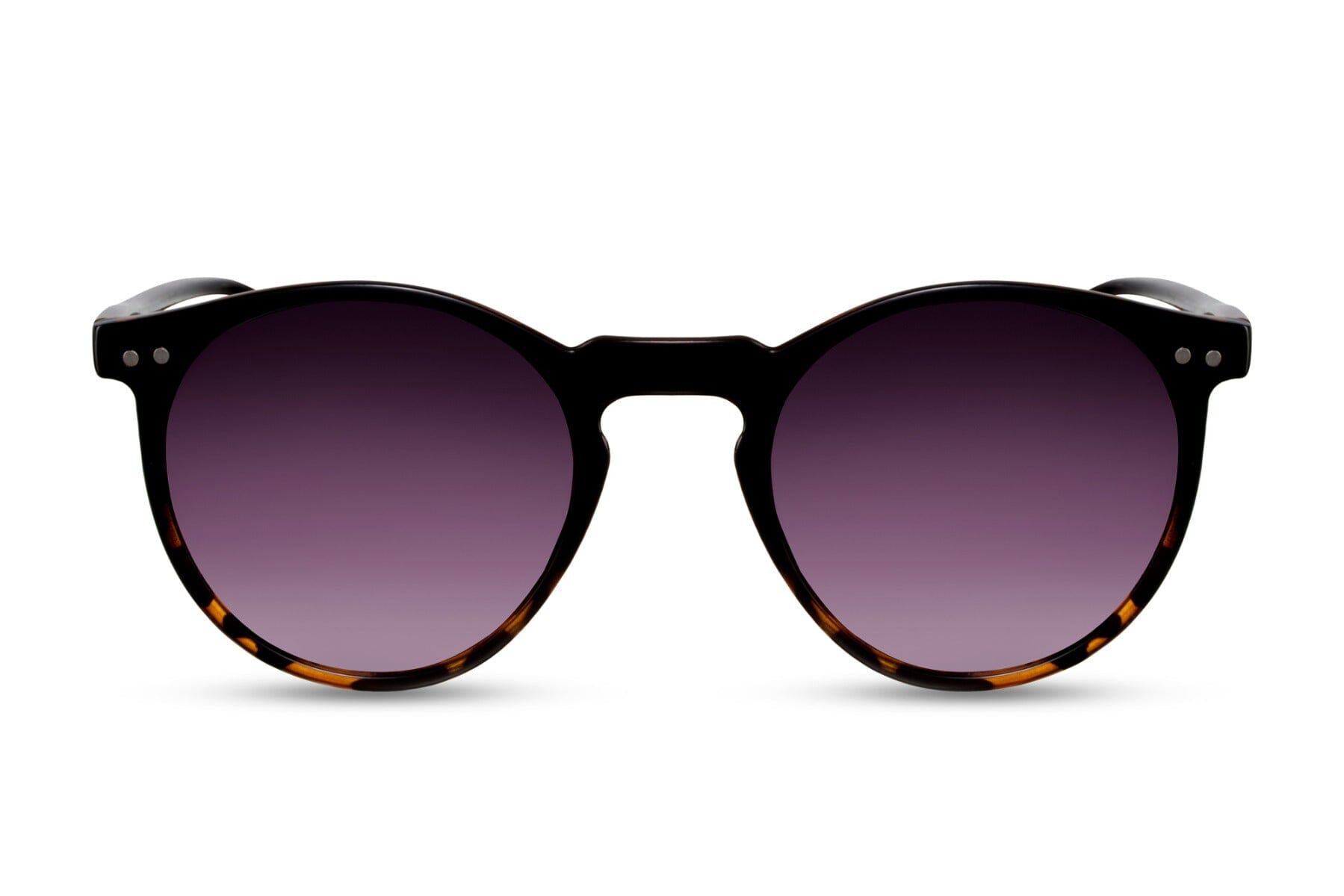 Purple lens tort frames. Uv400 protected. Recycled.