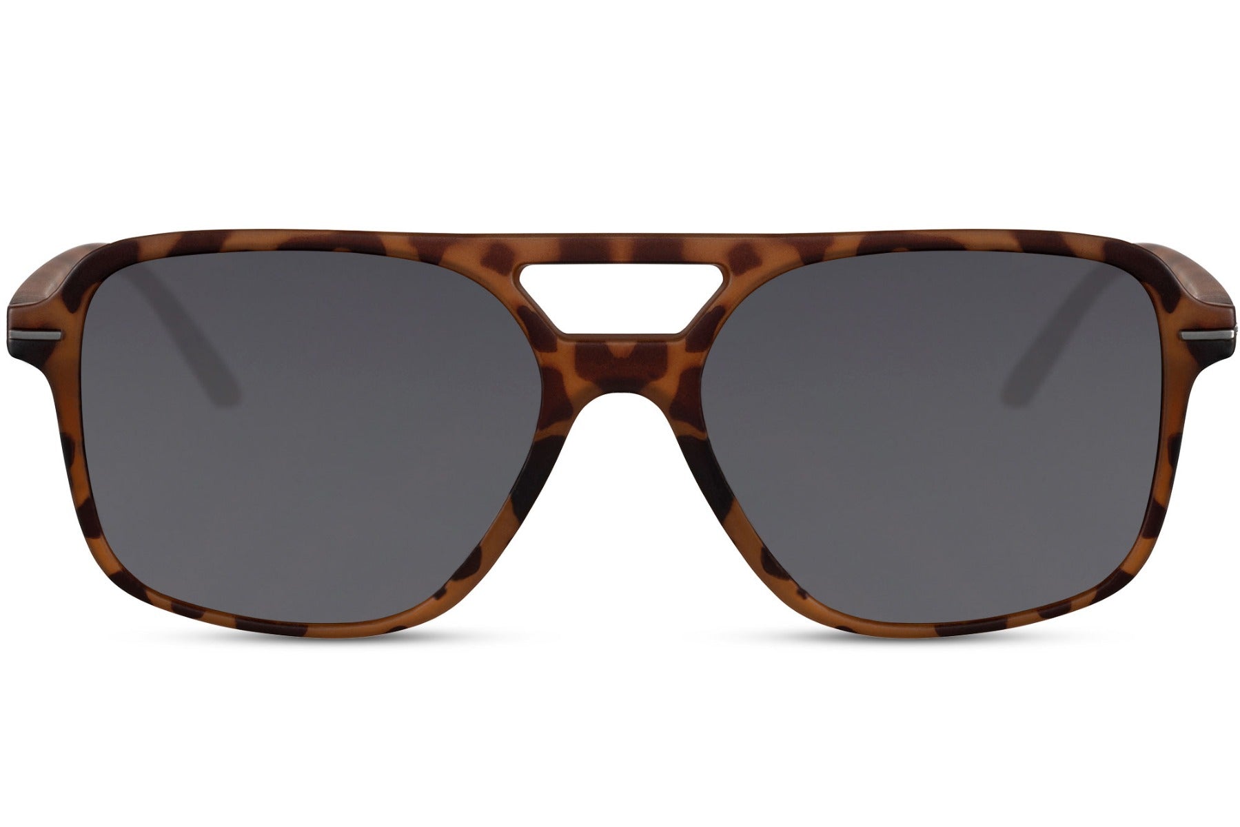 tortoiseshell aviator sunglasses. UV400 protected.